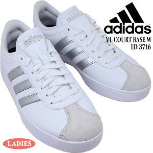 AfB_X Xj[J[ fB[X zCg O[ ID3716 adidas VL COURT BASE W R[g ^C JWA V[Y yfB[Xz