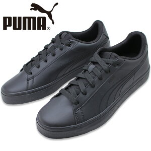プーマ スニーカー メンズ ブラック 黒 PUMA V コート バルク EB 389908 02 ローカット 通勤 通学 紐靴 カジュアル おしゃれ 靴 SoftFoam V COURT VULC EB 【メンズ】