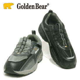 【ゴールデンベア】Golden Bear メンズカジュアルスリッポンスニーカー GB-006 黒 ブラック 送料無料 交換可能
