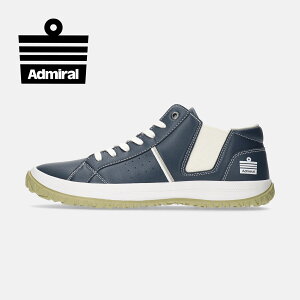 【アドミラルスニーカー公式】Admiral レディースELLA(エラ) AD902 ダークブルー 青色 スニーカー ミドルカット 交換可能 送料無料