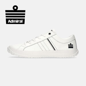 �y�ԕi�E�������������zAdmiral �����Y ALBIE LEATHER�i�A���r�[���U�[�j AD835 �z���C�g �� �X�j�[�J�[ �{�v ���U�[�X�j�[�J�[ �����\