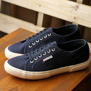�y�ő�100%�|�C���g�o�b�N�zSUPERGA �X�y���K �X�j�[�J�[ 2750-COTU CLASSIC [S000010 FW23] �����Y�E���f�B�[�X ��� ���[�J�b�g �L�����o�X�V���[�Y Navy(933) �� �l�C�r�[�n ���K�戵�X
