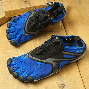 �y�ő�100%�|�C���g�o�b�N�zVibram FiveFingers �r�u�����t�@�C�u�t�B���K�[�Y 5�{�w�V���[�Y �����j���O �E�H�[�L���O�p V-RUN M [20M7002] �����Y �X�j�[�J�[ BLUE/BLACK �u���[�n ���K�戵�X