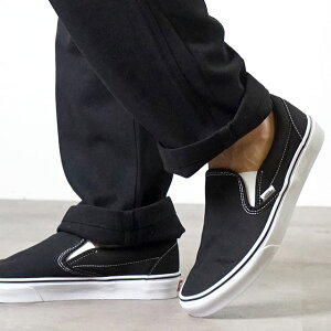 yő100%|CgobNzoY VANS Xb| NVbN XbvI CLASSIC SLIP-ON YEfB[X @Y Xj[J[ BLACK ubNn [VN000EYEBLK SS19]