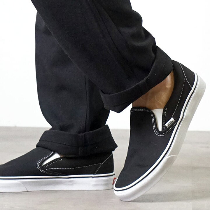 楽天市場 サイズ交換片道送料無料 バンズ Vans スリッポン クラシック スリップオン Classic Slip On メンズ レディース ヴァンズ スニーカー Black ブラック系 Vn000eyeblk Ss19 Shoetime