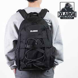 エクストララージ XLARGE リュック スタンダードロゴ トラックフック バックパック STANDARD LOGO TRUCK HOOK BACKPACK （01193018/101232053002） メンズ・レディース 鞄 デイパック BLACK 黒 ブラック系