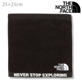 ザ ノースフェイス THE NORTH FACE コットンコンフォートタオルS （NN22102-K FW22） Comfort Cotton Towel S TNF アウトドア ハンドタオル ブラック【メール便可】