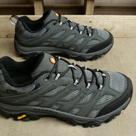 メレル MERRELL モアブ3 シンセティック ゴアテックス ワイドワイズ メンズ トレッキングシューズ （J500243W SS22） M MOAB 3 SYNTHETIC GORE-TEX WIDE WITH キャンプ アウトドア スニーカー 完全防水 幅広 GRANITE 灰 グレー系