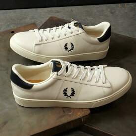 フレッドペリー FREDPERRY スニーカー スペンサーレザー （B4334-254 FW22） SPENCER LEATHER メンズ・レディース PORCELAIN