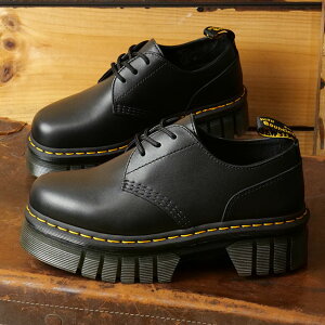 hN^[}[` Dr.Martens fB[X 3z[V[Y I[hbN 3ACbg [27147001 FW22] Audrick 3i Shoe \[ Black Nappa Luxyez K戵Xytsz