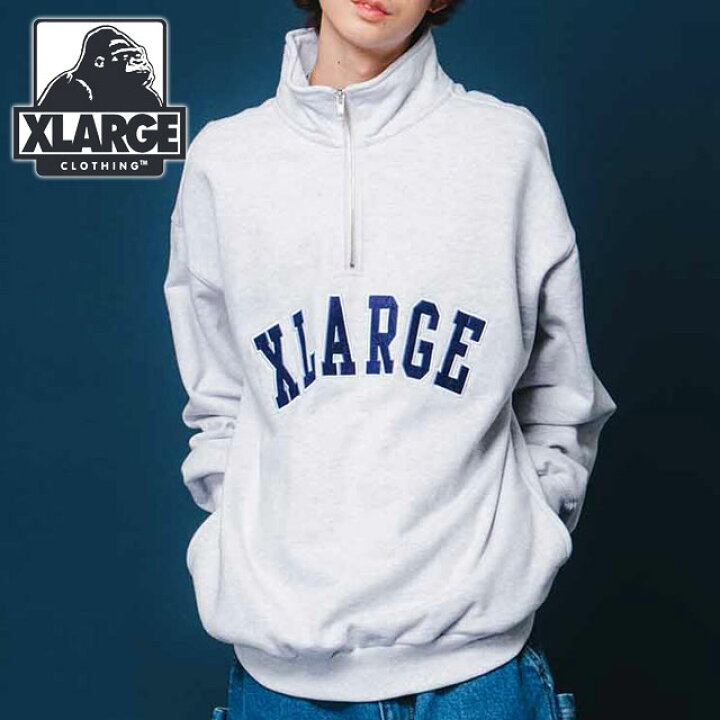 楽天市場】エクストララージ XLARGE メンズ ハーフジッププルオーバー 