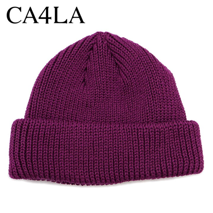 楽天市場 カシラ Ca4la ニットキャップ Fw22 Wturn Wash4 メンズ レディース 帽子 フリーサイズ ニット帽 ワッチ ビーニー Pur メール便可 Shoetime