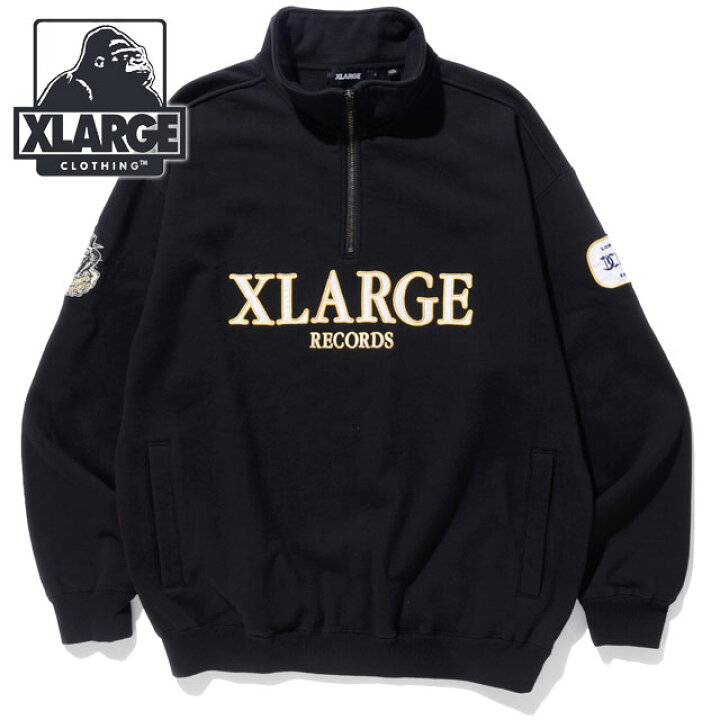 楽天市場】エクストララージ XLARGE メンズ XLレコーズハーフジップ 