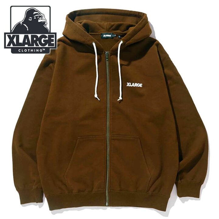 楽天市場】エクストララージ XLARGE メンズ スタンダードロゴ ジップ 