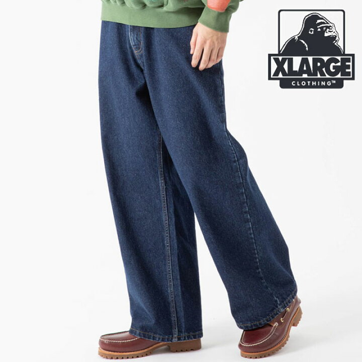 楽天市場】エクストララージ XLARGE メンズ LAステッチ ワイドレッグ 