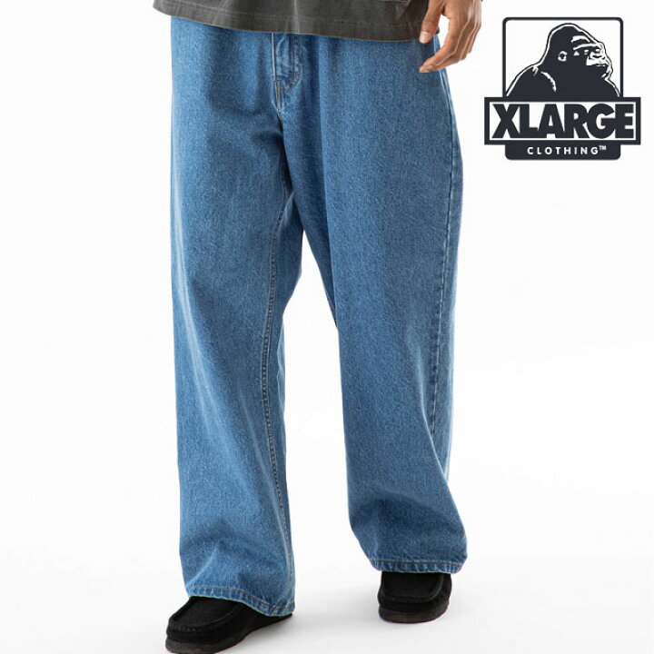 楽天市場】エクストララージ XLARGE メンズ LAステッチ ワイドレッグ 