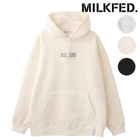 ミルクフェド MILKFED. レディース エンブロイデッドバー スウェットフーディ― （103233012023 FW23） EMBROIDERED BAR SWEAT HOODIE トップス プルオーバー パーカー