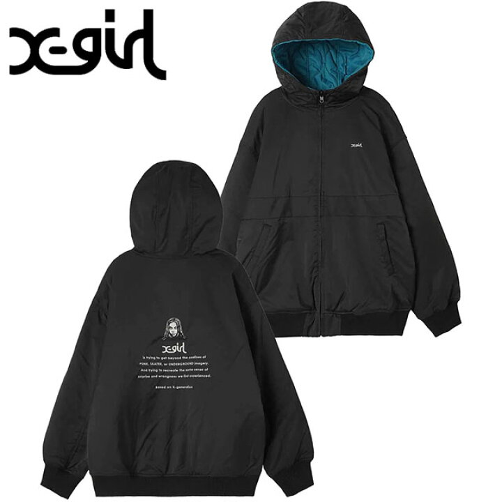 楽天市場】エックスガール X-girl レディース リバーシブル キルテッド 