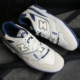 ニューバランス NEWBALANCE スニーカー BB550 （BB550STG FW23） メンズ・レディース Dワイズ WHITE/NAVY 【e】【ts】