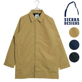 シェラデザイン SIERRA DESIGNS メンズ タコマコート （621007 FW23） TACOMA COAT アウター ステンカラーコート ロクヨン素材