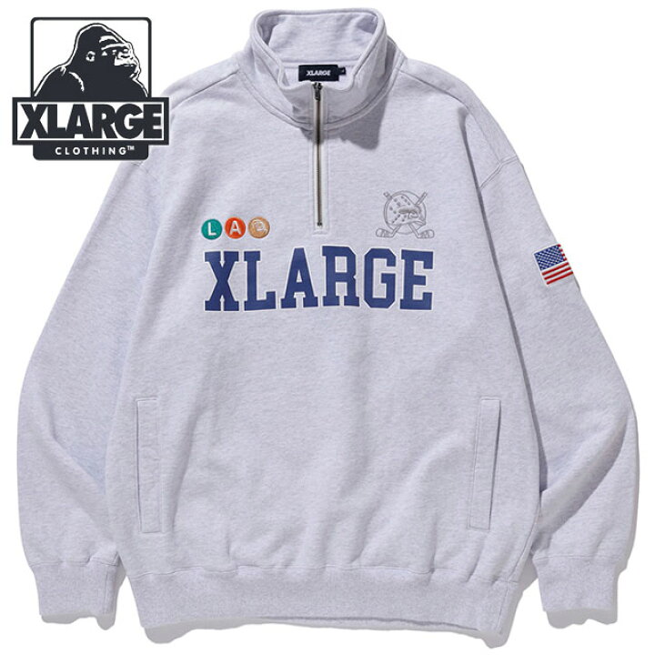 楽天市場】エクストララージ XLARGE メンズ ホッケー ハーフジップ 