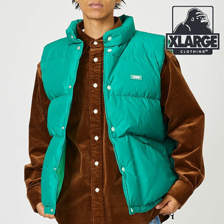 楽天市場】エクストララージ XLARGE メンズ ダウンベスト 