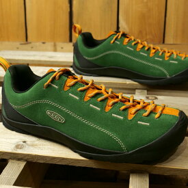 返品送料無料 キーン KEEN スニーカー ジャスパー （1029404 FW24） M JASPER メンズ 靴 キャンプ アウトドア FOREST-ELF/ORANGE-PEPPER