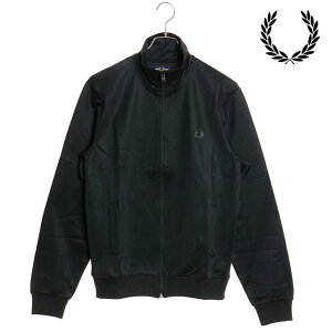 yő100%|CgobN!ztbhy[ FRED PERRY gbNWPbg [J6000-W90 FW24] TRACK JACKET Y AE^[ gbNgbv u] W[W BLACK/LAUREL-WREATH-GREEN