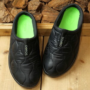 y6ۏ؁zE[tHX OOFOS Jo[T_ EBY E[N[W[ T[ ~[ [2000860052242 FW24] Women's OOcOOzie Thermo Mule fB[X C J񕜃T_ bNV[Y BLACK