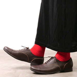 ԕi VZ gxV[Y TRAVEL SHOES by chausser gx V[Y oC VZ Xg[g`bv [XAbvV[Y [TR-001] Straight tip shoes fB[X C { _[NuE