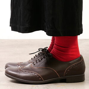 ԕi VZ gxV[Y TRAVEL SHOES by chausser gx V[Y oC VZ EBO`bv [XAbvV[Y [TR-004] Wing tip shoes fB[X C { ru\[ _