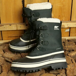 \ SOREL u[c Ju[ EH[^[v[t [NL1005-011 FW25] W CARIBOU WP fB[X C h Xm[u[c EB^[u[c Black/Stone K戵Xyez