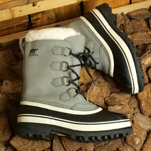 \ SOREL u[c Ju[ EH[^[v[t [NL1005-051 FW25] W CARIBOU WP fB[X C h Xm[u[c EB^[u[c Shale/Stone K戵X