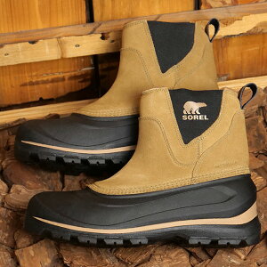 \ SOREL oNXg vIu[c EH[^[v[t [NM5182-257 FW24] M BUXTON PULL ON BOOT WP Y C h TChSA EB^[u[c Delta/Black K戵X