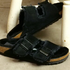 rPVgbN BIRKENSTOCK T_ A]i VAO [752663] ARIZONA SHEARLING fB[X hCc RtH[gT_ NT_ BLACK | SUEDE-LEATHER/FUR K戵X
