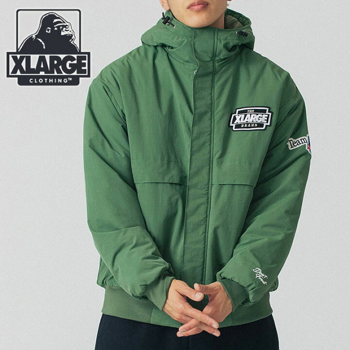 楽天市場】エクストララージ XLARGE ナイロン パファージャケット 