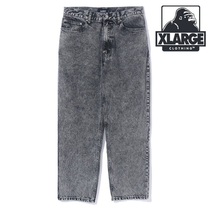 楽天市場】エクストララージ XLARGE ケミカル ワイド デニムパンツ 