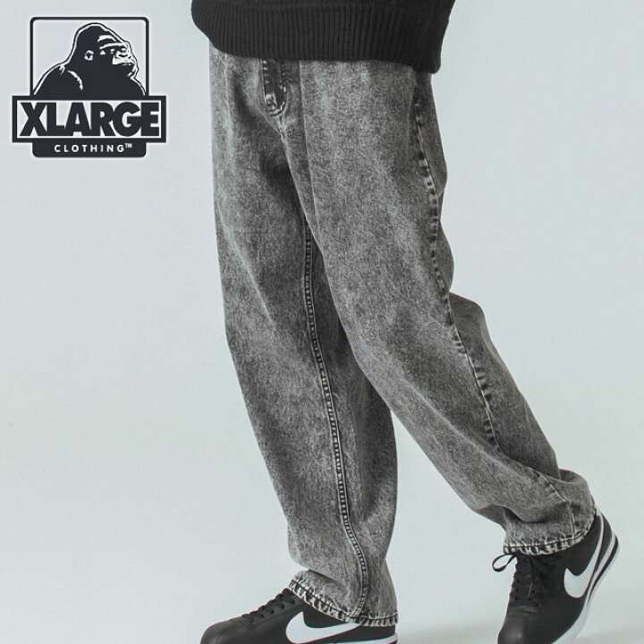 楽天市場】エクストララージ XLARGE ケミカル ワイド デニムパンツ 