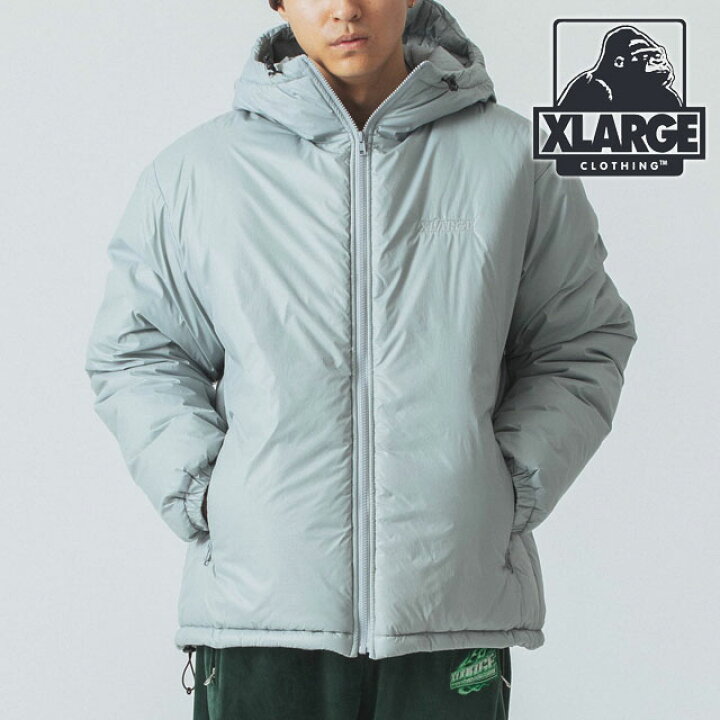 楽天市場】エクストララージ XLARGE キルティングロゴ フーデッド 