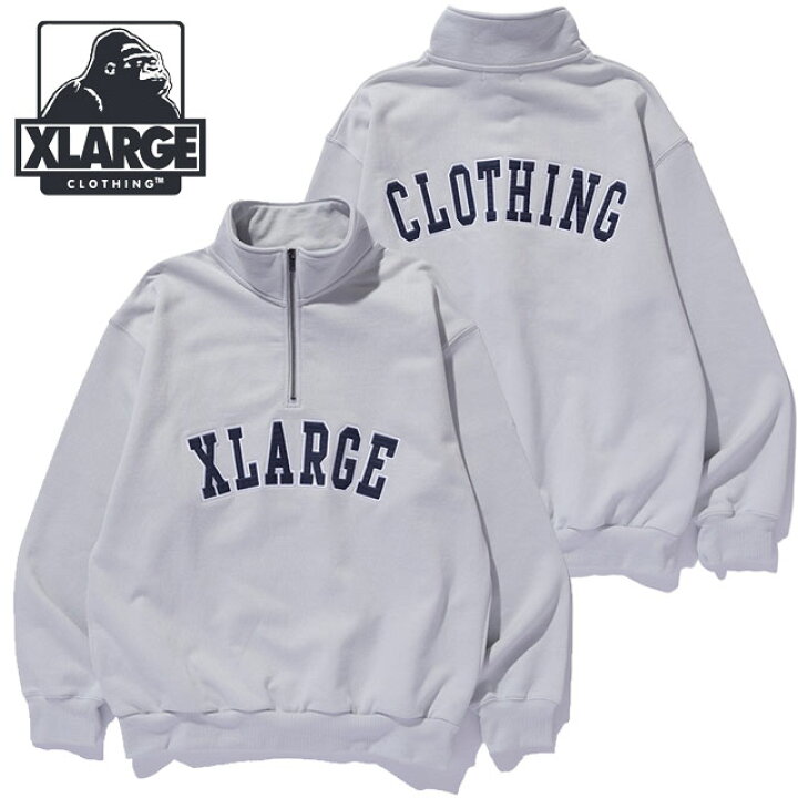 楽天市場】エクストララージ XLARGE アーチロゴ ハーフジップ 