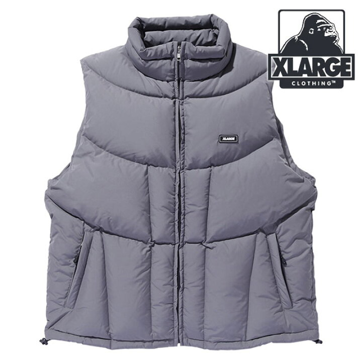 楽天市場】エクストララージ XLARGE パネルド ダウンベスト 