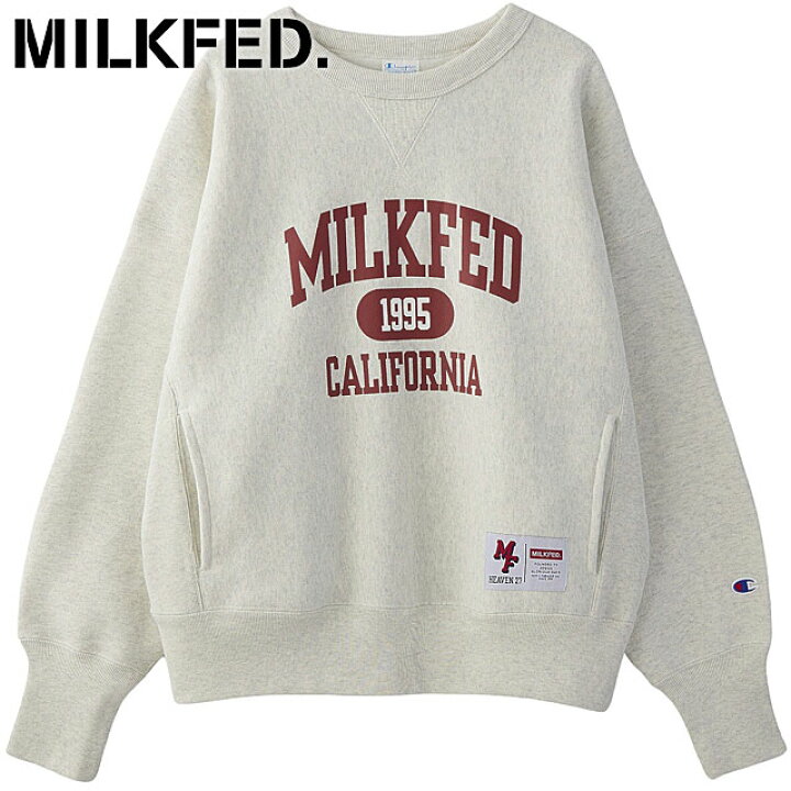 楽天市場】コラボ ミルクフェド MILKFED. チャンピオン スウェット 