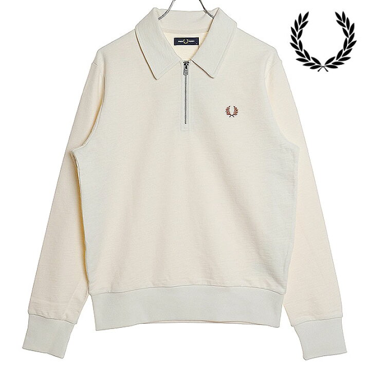 楽天市場】フレッドペリー FRED PERRY ジップネック カラースウェット 