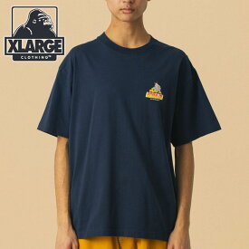 エクストララージ XLARGE クロウン OG ショートスリーブTシャツ [101252011034 SU25] CLOWN OG S/S TEE メンズ x-large エックスラージ トップス カットソー 半袖 NAVY 【メール便可】 正規取扱店【ts】【e】