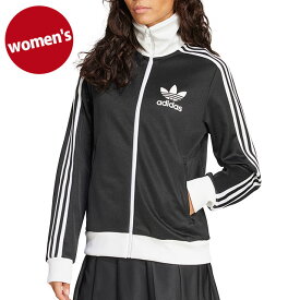 アディダス オリジナルス adidas Originals クラシック トラックトップ [JUJ69/HZ3743 FW25] CLASSIC TT レディース トップス トラックジャケット ブルゾン ブラック/ホワイト 正規取扱店