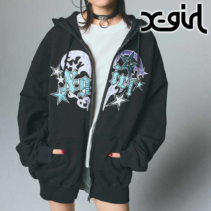楽天市場】エックスガール X-girl トライバルハート ジップアップ 
