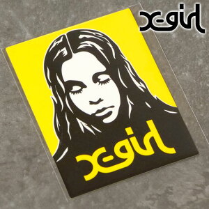 �y�ő�100%�|�C���g�o�b�N!�z�G�b�N�X�K�[�� X-girl �G�b�N�X�K�[���t�F�C�X�X�e�b�J�[ [105253054026 FW25] X-girl FACE STICKER �����Y�E���f�B�[�X ���S�X�e�b�J�[ �V�[�� �� ���]�� �X�g���[�g YELLOW �y