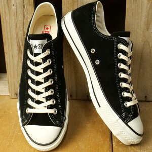 yő100%|CgobNzRo[X CONVERSE Xj[J[ XG[h I[X^[ J [Jbg [31315650 FW25] SUEDE ALL STAR J OX Y C V[Y { BLACK K戵X