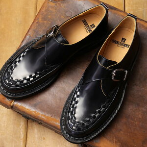�W���[�W�R�b�N�X GEORGE COX ���b�v�� �n�b�g�� �����N [03-003-R-040 FW25] RIPPLE HATTON MONK �����Y �C �V���[�Y �����N�X�g���b�v BLACK ���K�戵�X
