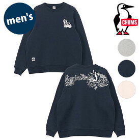 チャムス CHUMS アドベンチャークルートップ [CH00-1527 FW25] M Adventure Crew Top メンズ トップス トレーナー 長袖スウェットシャツ USAコットン オーバーサイズ 正規取扱店【ts】【e】